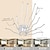 Недорогие Потолочные светильники-Современный светодиодный потолочный светильник для гостиной, современный потолочный светильник 138 Вт с дистанционным управлением, люстра с регулируемой яркостью в столовой, волнистый потолочный