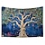 cheap Boho Tapestry-Tree of Life Painting Hanging Tapestry Wall Art Large Tapestry Mural Decor Photograph Backdrop Blanket Curtain Home Bedroom Living Room Decoration