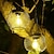 voordelige Wandverlichting buiten-2 stuks metalen hangende lantaarnlampen op zonne-energie voor tuindecoratie op de binnenplaats