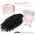 זול קוקו-הארכת קוקו לנשים שחורות מתולתל גלי שרוך תוספות שיער קוקו פלאפי במיוחד הארכת זנב פוני מזויף 18 אינץ&#039; סינטטית סינטטית לשימוש יומיומי