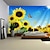 voordelige landschap wandtapijt-zonnebloemen hangend tapijt kunst aan de muur groot tapijt muurschildering decor foto achtergrond deken gordijn thuis slaapkamer woonkamer decoratie