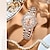 זול שעוני קוורץ-new olevs שעוני נשים טרנד יהלומים שעוני קוורץ עמיד למים אופנה עמיד למים שעוני יד נשים