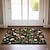 levne Doormaty-květiny rohožka podlahové rohože omyvatelné koberečky kuchyňská rohož protiskluzový koberec odolný proti oleji vnitřní venkovní rohož ložnice dekorace rohožka koupelna vstupní koberec