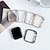 ieftine Carcase Smartwatch-Carcasa ceasului Compatibil cu Apple Watch Series 8 7 41mm 45mm / Series 6 5 4 SE 40mm 44mm / Series 3 2 1 38mm 42mm Rezistent la zgârieturi Capacul complet al barei de protecție Anti Șoc Aliaj