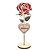 levne Event &amp; Party Supplies-dárek ke Dni matek 2024 dřevěná růže do domácnosti - ručně vyráběná stolní ozdoba z květu růže vyrobené ze dřeva