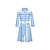 זול הדפס שמלת קז&#039;ואל-שמלת מיני שמלת חולצה חגורה גיאומטרית