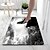 levne Podložky a koberečky-wolf koupelnové předložky kreativní savý koupelnový kobereček křemelina protiskluzová
