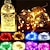 olcso Újdonságok-30 led rézdrót led zsinór lámpák ünnepi világítás tündér füzér lámpák karácsonyfához esküvői parti dekoráció elemes