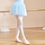 billige Dansetøj til børn-Dansetøj til børn Ballet Skjørter Ren Farve Slidse Tyl Pige Ydeevne Træning Høj Terylene