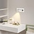 billige Indendørsvæglamper-væglampe indendørs akryl metal moderne minimalistisk soveværelse spisestue kontor varmt lys 19cm 110-120v 220-240v