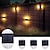 お買い得  屋外用ウォールライト-LED ソーラーウォールランプシェル型屋外防水中庭フェンスランプ庭の壁ランプ家庭用屋外光制御街路灯