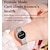 abordables Bracelets connectés-696 i109 Montre intelligente 1.27 pouce Montre intelligente avec bracelet Bluetooth Podomètre Rappel d&#039;Appel Moniteur de Sommeil Compatible avec Android iOS Femme Mode Mains-Libres Rappel de Message