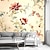 cheap Floral &amp; Plants Wallpaper-Cool Wallpapers Yellow Vintage Flowers Wallpaper Wall Mural Roll Sticker Peel and Stick Removable PVC/Vinyl Material Self Adhesive/Adhesive Required Wall Decor for Living Room Kitchen Bathroom