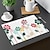 billiga Placemats &amp; Coasters &amp; Trivets-linne matbord bordstabletter akvarell blommålning vattentät oljetät och isolerad hushålls matbord mattor värmebeständiga vattentäta oljesäkra och isolerade hushålls matbord mattor för kök soffbord