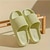abordables Zapatillas de estar por casa-Zapatillas para mujeres hombres masaje suela gruesa antideslizante ducha zapatillas baño súper suave cómoda casa nube diapositiva zapatillas para interior al aire libre