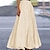 voordelige Maxirokken-Dames Schommel Lange rok Maxi Hoge taille Rokken Met ruches Geplooid Lang Effen Dagelijks Casual / Dagelijks Lente zomer Polyester Elegant Lange Lengte Abrikoos Geel Lichtgroen Blozend Roze