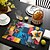 olcso Placemats és alátétek és trivák-1db virágos alátét asztali szőnyeg 12x18 hüvelykes asztali szőnyeg partikonyha étkező dekorációjához