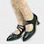 abordables Tacones de mujer-Mujer Tacones Escarpines Oxfords Bullock Zapatos Zapatos antiguos Fiesta San Valentín Diario Perla de Imitación Tacón de gatito Dedo Puntiagudo Elegante Vintage Minimalismo Cuero Hebilla Negro Verde