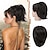 Недорогие Конские хвостики-наращивание пучка светлых волос, 8-дюймовый зажим с когтями, короткий прямой хвост, наращивание булочки, синтетический зажим в прямой булочке для волос, конский хвост, шиньоны для женщин на каждый