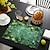 billiga Placemats &amp; Coasters &amp; Trivets-1 st blad bordsunderlägg bordsmatta 12x18 tums bordsunderlägg för festkök matsalspynt