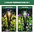 billige Pathway Lights &amp; Lanterns-1 stk solcellebanelys 2 moduser hage plen gårdsplass belysning paraplydesign lang belysningstid og energisparende