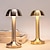 cheap Table Lamps-LED Table Lamp Mushroom Shaped Rechargeable Cordless Desk Lamp Bar and Restaurant KTV Atmosphere Desk Lamp