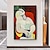 billiga Berömda målningar-Handgjord Hang målad oljemålning HANDMÅLAD Vertikal Känd Människor Nutida Klassisk Utan innerram (utan ram)