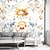 cheap Floral &amp; Plants Wallpaper-Cool Wallpapers Purple Vintage Flowers Wallpaper Wall Mural Roll Sticker Peel Stick Removable PVC/Vinyl Material Self Adhesive/Adhesive Required Wall Decor for Living Room Kitchen Bathroom