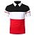 preiswerte klassisches Polo-Herren Golfhemd Golfpolo Arbeit Casual Kargen Kurzarm Basic Modern Farbblock Patchwork Taste Frühling Sommer Regular Fit Schwarz Rote Marinenblau Hellgrau Golfhemd