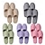 abordables Zapatillas de estar por casa-5/10 pares de zapatillas de casa desechables para huéspedes de spa familiares, hoteles, oficina, zapatillas multicolores mixtas para fiesta en casa