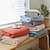 tanie Koce i narzuty-100% bawełniany kocyk waflowy w jednolitym kolorze, idealny do domowej drzemki w biurze w południe