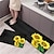 halpa Keittiön matot ja matot-auringonkukan alueen matto keittiön matto liukumaton öljynkestävä lattiamatto olohuoneen matto sisäulkomatto makuuhuoneen sisustus kylpyhuonematto sisäänkäynti matto ovimatto musta