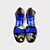 billige Sandaler til kvinner-Dame Sandaler Vintage sko Håndlagde sko Vintage sko Bryllup Fest Blomstret Sommer Sløyfe Blokker hælen Fantasihæl Rund Tå Elegant Årgang Premium skinn Spenne Blå