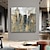 levne Abstraktní malby-ruční olejomalba plátno nástěnná umělecká dekorace moderní abstraktní městská architektura krajina pro domácí výzdobu válcovaný bezrámový nenatažený obraz