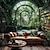 cheap Landscape Tapestry-Dream House Hanging Tapestry Wall Art Large Tapestry Mural Decor Photograph Backdrop Blanket Curtain Home Bedroom Living Room Decoration Window View Bookshelf Cottagecore