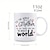 cheap Mugs &amp; Cups-1pc Funny Mom Birthday Gifts - The World Best Mom Novelty Mother&#039;s Day Gift Ideas From Daughter Or Son Unique Christmas Gifts Mug For Mom 11 Oz Love Mom Mug