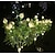 ieftine Lumini de cale și lanterne-Gardenia solară lumina gazonului simulare flori led lumină de grădină impermeabilă curte gazon cale peisaj atmosferă decorativă în aer liber 1/2 buc