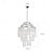 billige Øslys-led lysekrone fransk middelalderlig design metalskal naturlig creme-stil spisestue bar cafe varmt lys 1-lys 28-80 cm 110-120v 220-240v