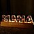 Недорогие Декоративные огни-светодиодный ночник с цветочным принтом, цветок месяца рождения, подарок на день матери маме, бабушке, жене