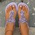 ieftine Sandale de Damă-Pentru femei Sandale Boho Zilnic Toc Drept Vârf deschis Casual Imitație Piele Loafer Negru Mov