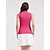 ieftine Colecția de designer-Pentru femei Tricou POLO Roz Fără manșon Topuri Vestimenta Golf Doamnelor Haine Ținute Poartă Îmbrăcăminte