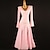 Χαμηλού Κόστους Ρούχα για χοροεσπερίδα-Επίσημος Χορός Φόρεμα Καθαρό Χρώμα Γυναικεία Κοριτσίστικα Επίδοση Εκπαίδευση Μακρυμάνικο Ψηλό Σιφόν Τσίνλον Τούλι