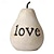 cheap Party Supplies-Love Mom Pear Sculpture Mother&#039;s Day Birthday Gift Home Decoration Resin Craft