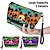 cheap Graphic Print Bags-Women&#039;s Makeup Bag Pen Bag Wristlet PU Leather Daily Holiday Travel Print Large Capacity Lightweight Durable Hawaii Coconut Palm Yellow Light Red Purple