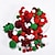 رخيصةأون مسكنات التوتر-قطعتان من كرة قطيفة ملونة متدرجة عالية المرونة لعيد الميلاد، كرة قطيفة مصنوعة يدويًا للأطفال من مواد المجوهرات المصنوعة يدويًا