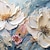 tanie Pejzaże-Ręcznie robiony oryginalny obraz olejny z kwiatami na płótnie różowa dekoracja ścienna gruba tekstura obraz kwiatowy do wystroju domu z rozciągniętą ramą/bez malowania na wewnętrznej ramie