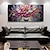 cheap Tree Oil Paintings-3D Flower oil painting Hand Painted Canvas Flower Art painting hand painted Abstract Landscape Texture Oil Painting Tree Planting wall Painting Bedside Painting Bedroom Art Spring decor