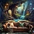 abordables paysage tapisserie-Fantasy dream tree house tapisserie suspendue art mural grande tapisserie décor mural photographie toile de fond couverture rideau maison chambre salon décoration