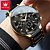 abordables Montres à quartz-Nouvelle montre Olevs pour hommes Montre chronographe lumineuse avec calendrier 24 heures Montre à quartz multifonctionnelle d'affaires en céramique étanche Montre-bracelet pour hommes