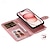Недорогие Чехлы для iPhone-телефон Кейс для Назначение iPhone 15 Pro Max iPhone 14 13 12 11 Pro Max Plus Mini SE Кошелек для карт Съемный Магнитный Молния Ретро ТПУ Кожа PU